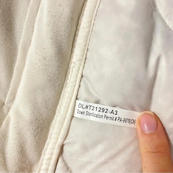 The North Face Westcliffe Down Jacket Sz XS Cream White - Picture 13 of 15